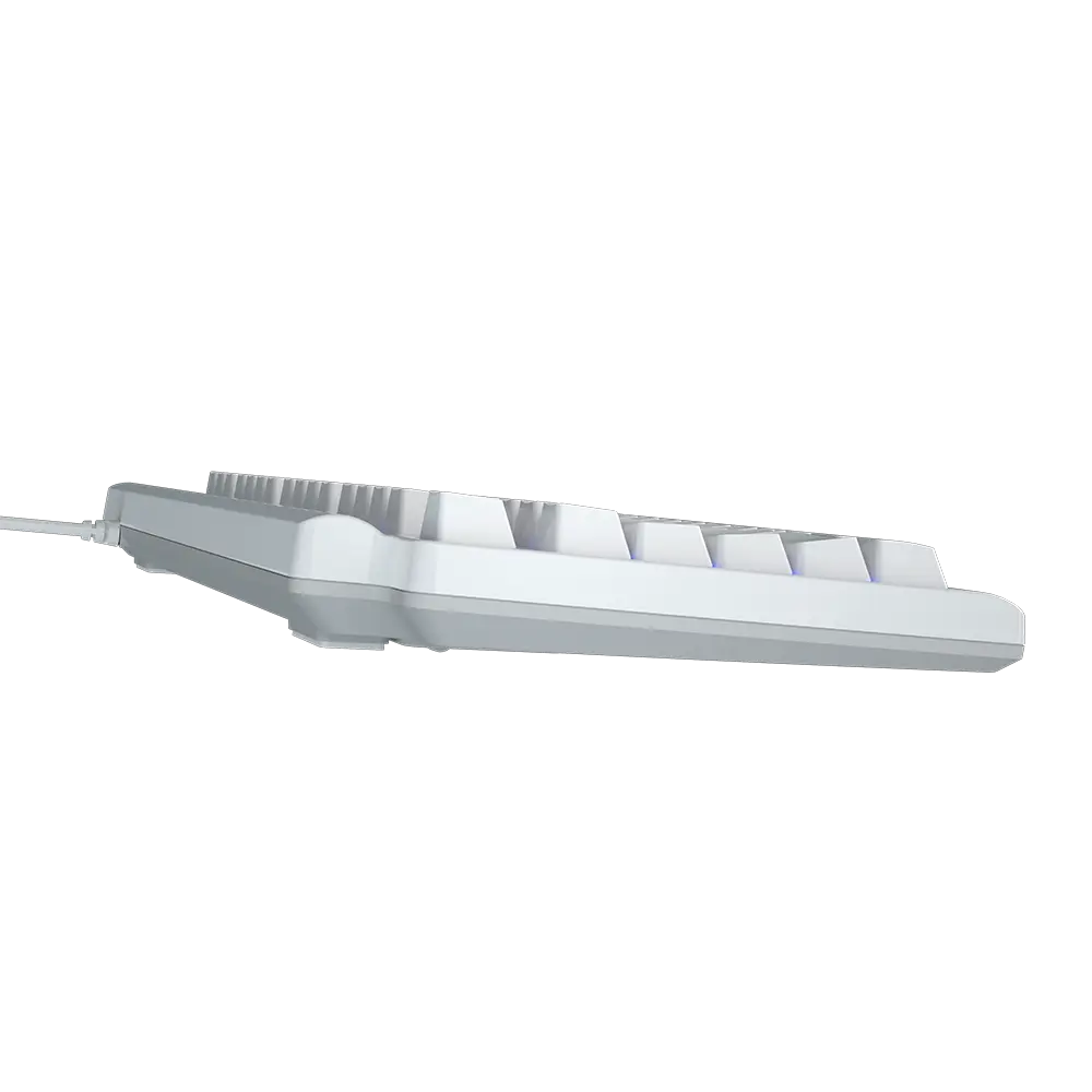 Teclado para juegos blanco Interruptores azules mecánicos MK600MX  - Imagen 6