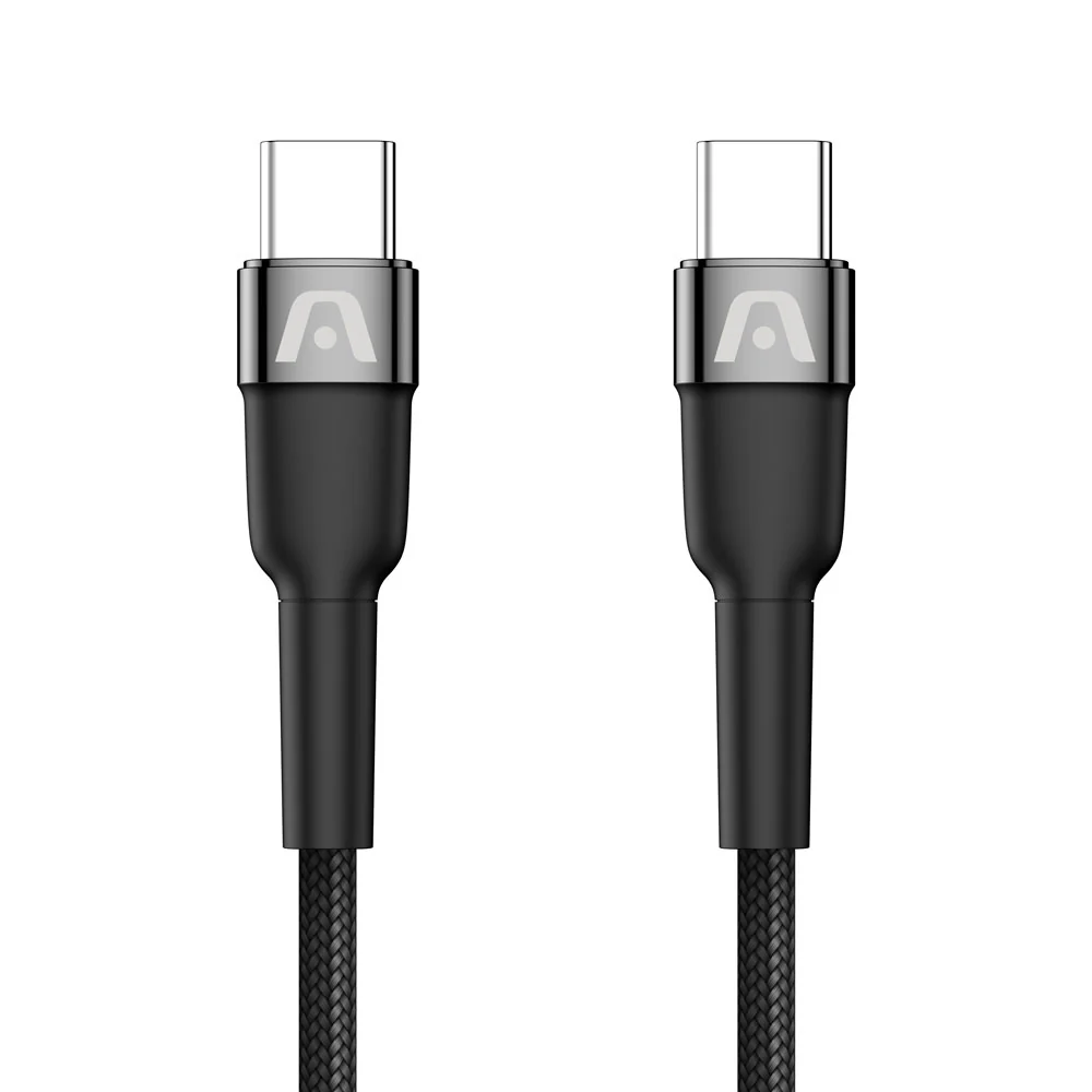 Cable trenzado de nailon de tipo C a tipo C de 65 W, 1,8 m - Dura Speed - Imagen 3