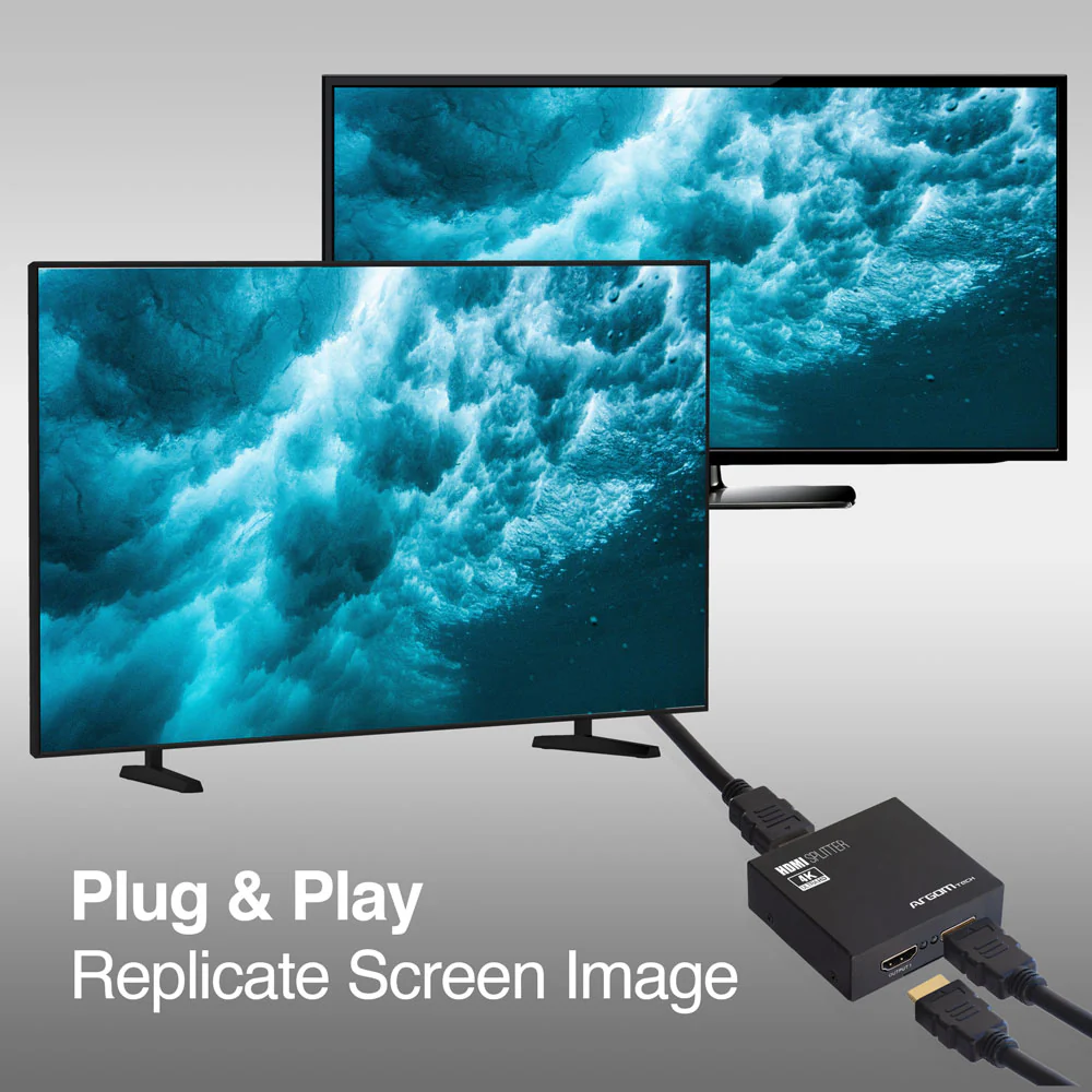 Divisor HDMI de 2 canales ARGOM TECH - Imagen 2