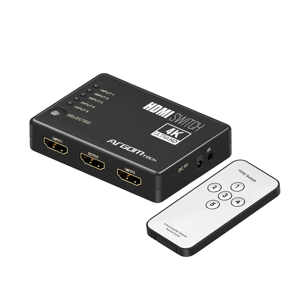 Conmutador HDMI de 5 puertos ARGOM - Imagen 4