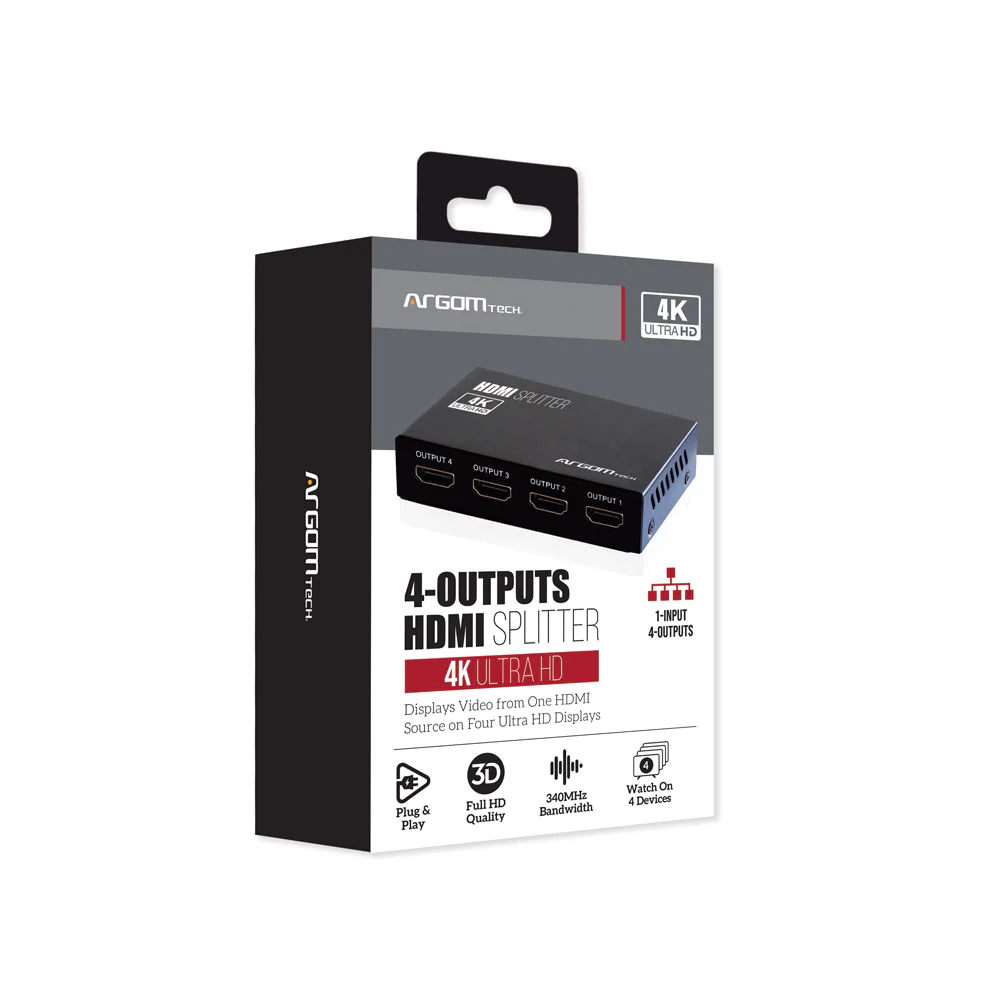 Divisor HDMI de 4 canales ARGOM