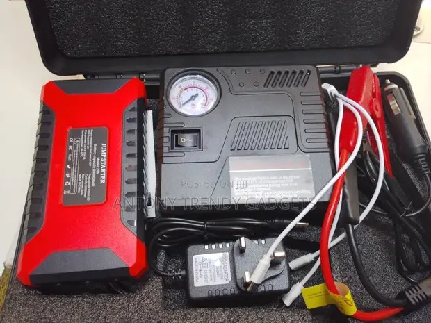 Jumper Starter + Compresor de Aire 68,800 mAh (Modelo SB-01)