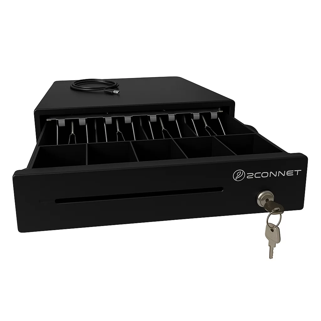 Caja Registradora 2Connet 2C-CD330G Acero Negro