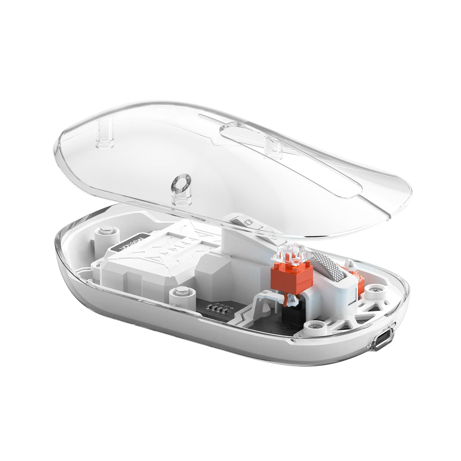 Mouse inalámbrico transparente de modo dual - Imagen 3