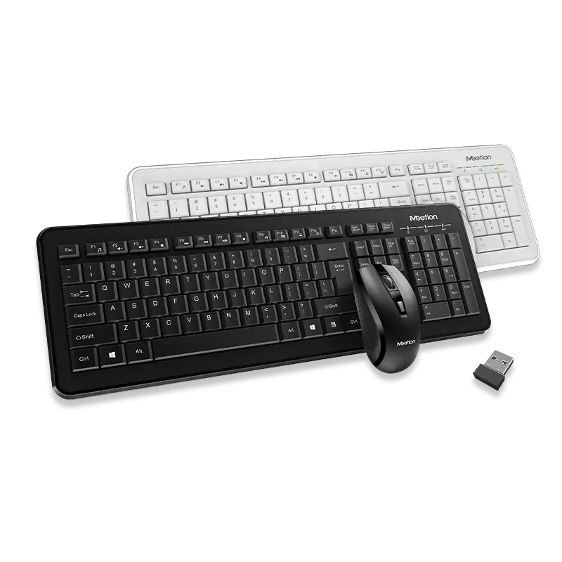COMBO TECLADO Y MOUSE WIRELESS MEETION MT-C4120 BLANCO O NEGRO